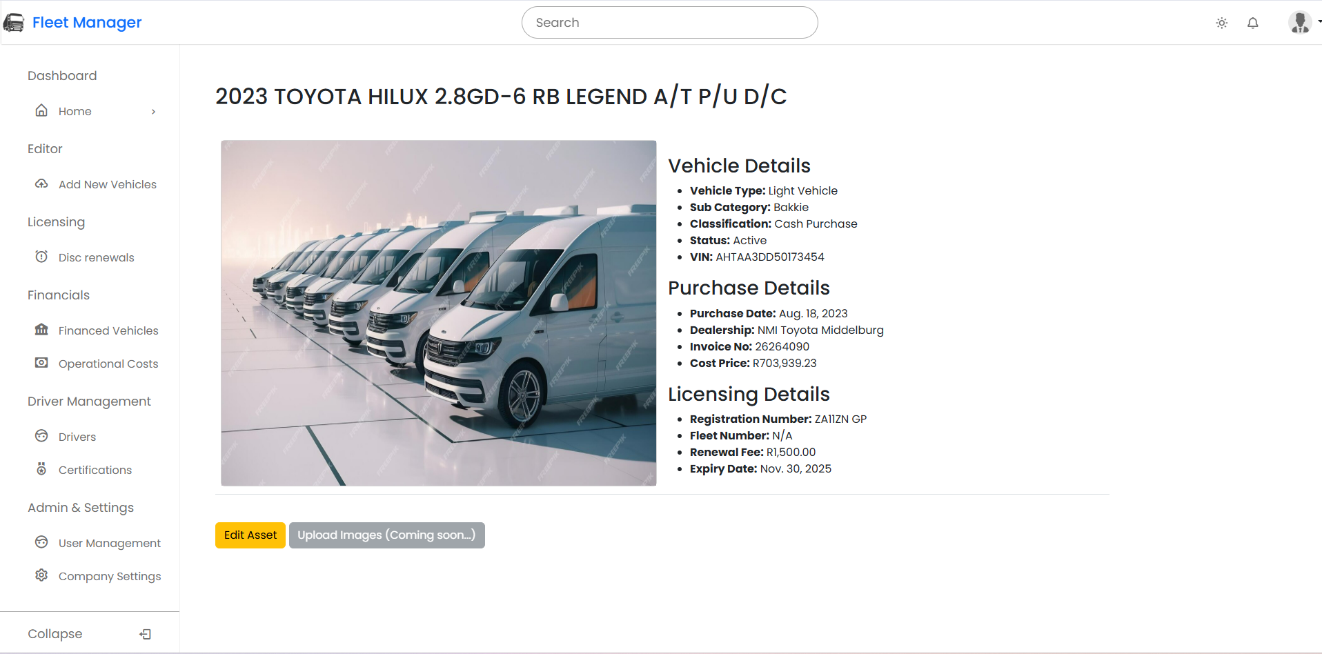 Fleet Manager Asset Image
